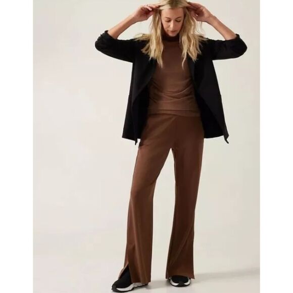 Athleta Venice Flare Pant in Mahogany Brown size XS - Picture 3 of 16